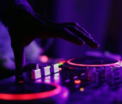A DJ at a club night