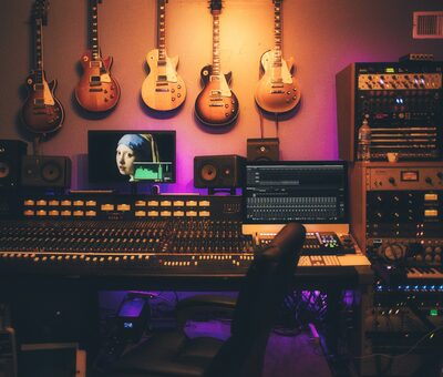 A recording studio